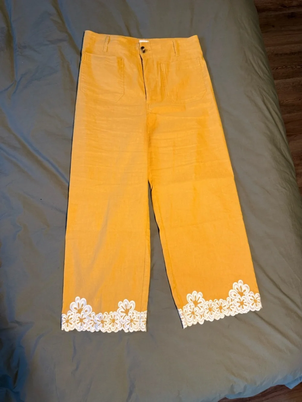 Maeve Colette Embroidered Pant - Picture 3 of 3